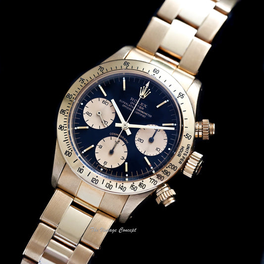 Rolex 18K Yellow Gold Daytona Black Dial 6265