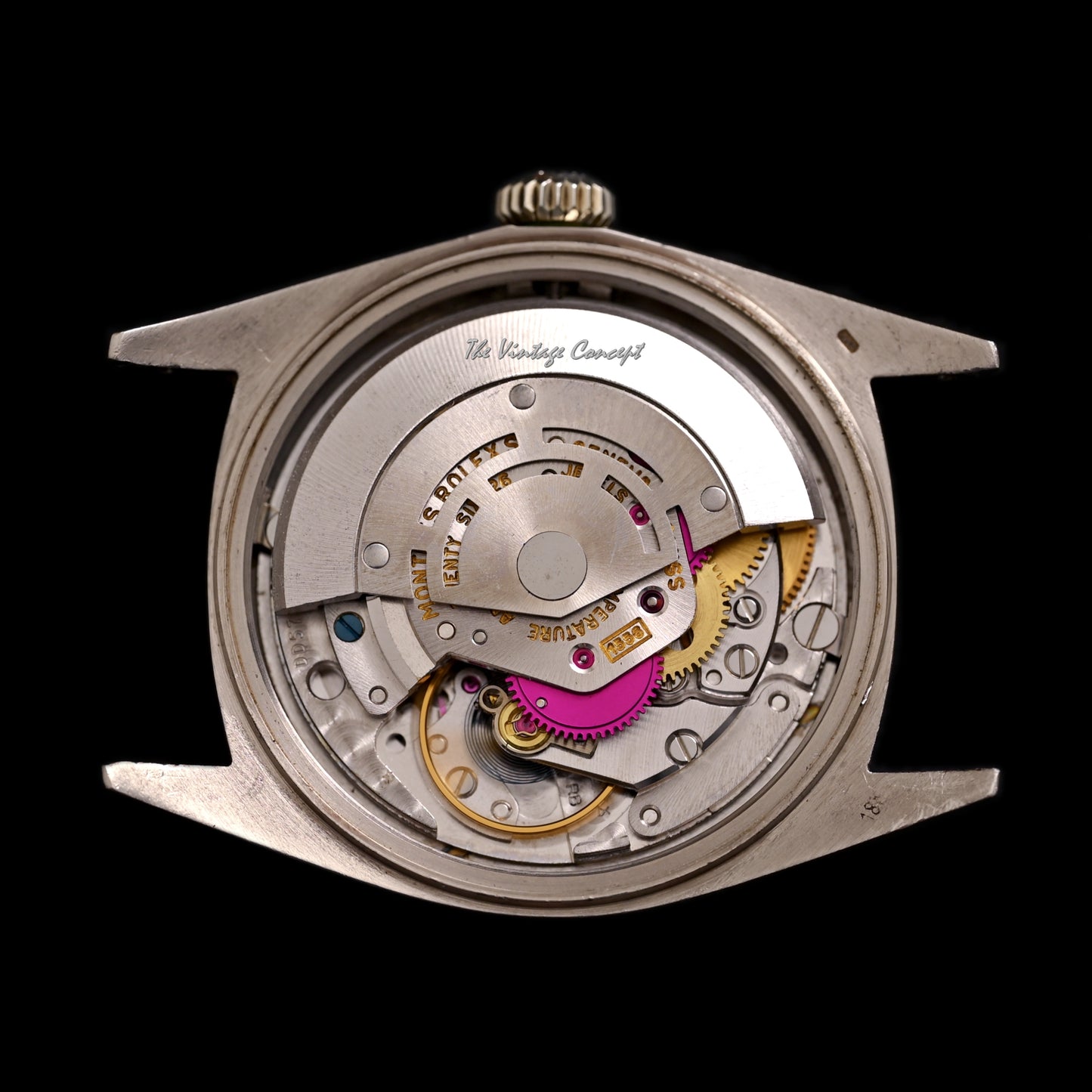 Rolex 18K White Gold Day-Date Silver Dial Ref. 1803 (Head Only)