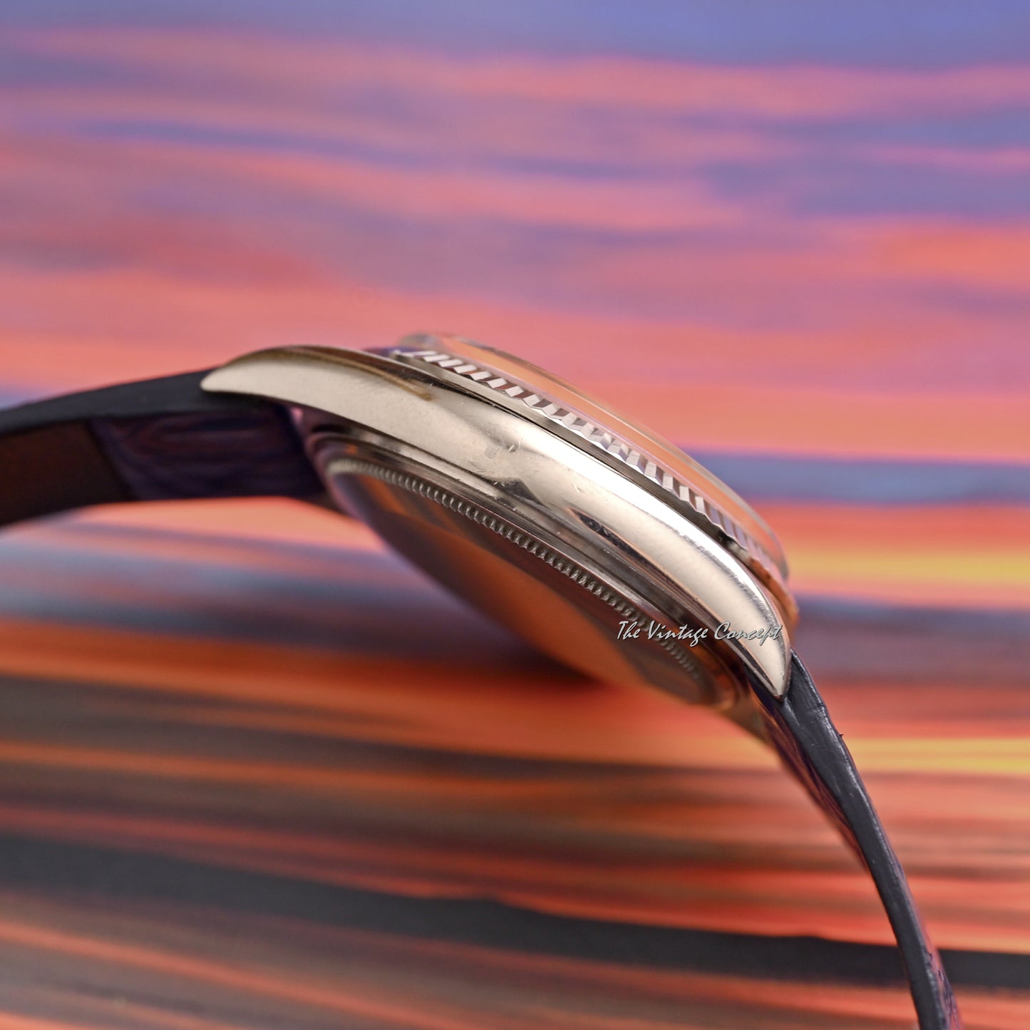 Rolex 18K White Gold Day-Date Silver Dial Ref. 1803 (Head Only)