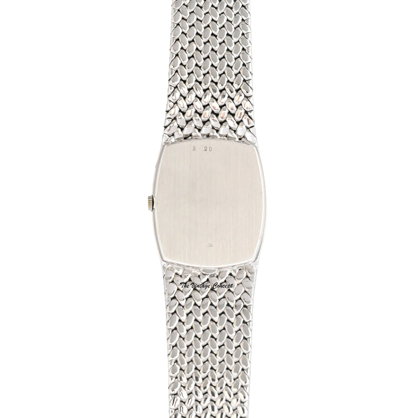 Audemars Piguet 18K White Gold Blue Dial Diamond Index