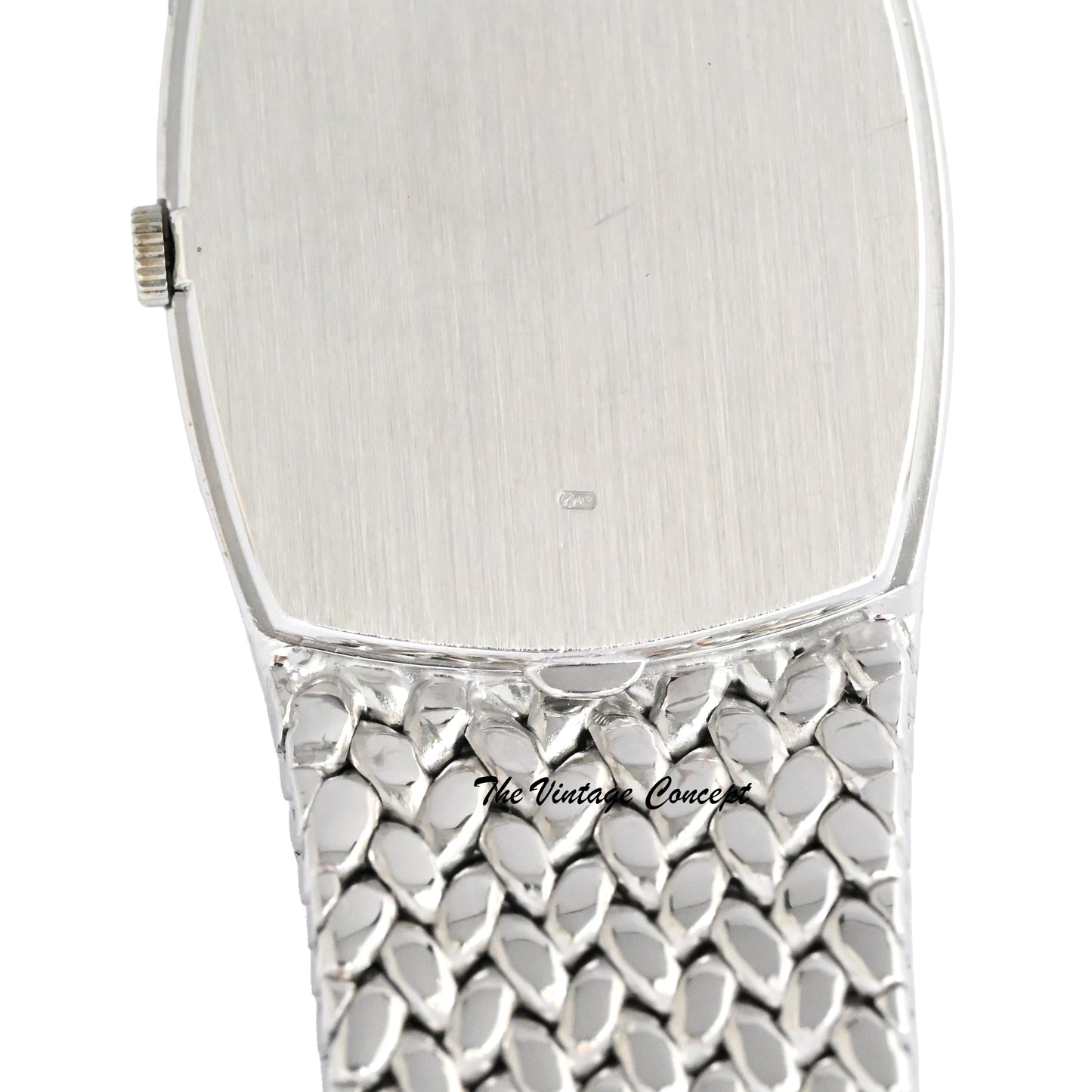 Audemars Piguet 18K White Gold Blue Dial Diamond Index