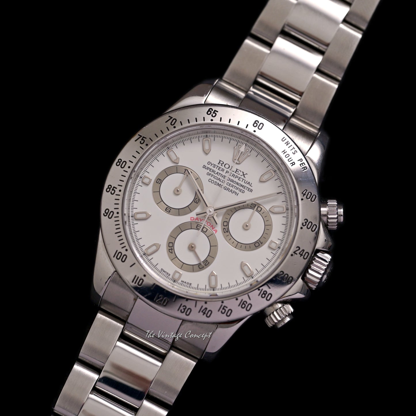 Rolex Steel Cosmograph Daytona White Dial Ref. 116520