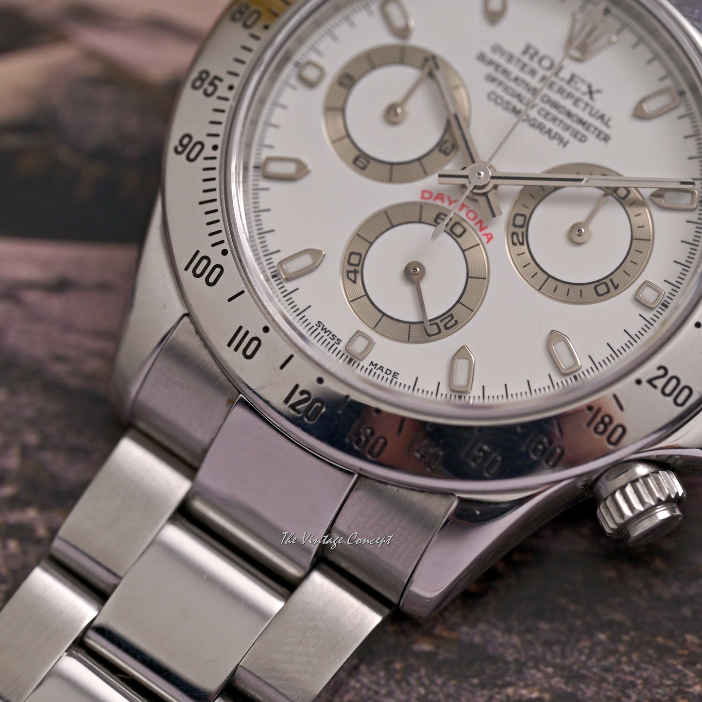 Rolex Steel Cosmograph Daytona White Dial Ref. 116520