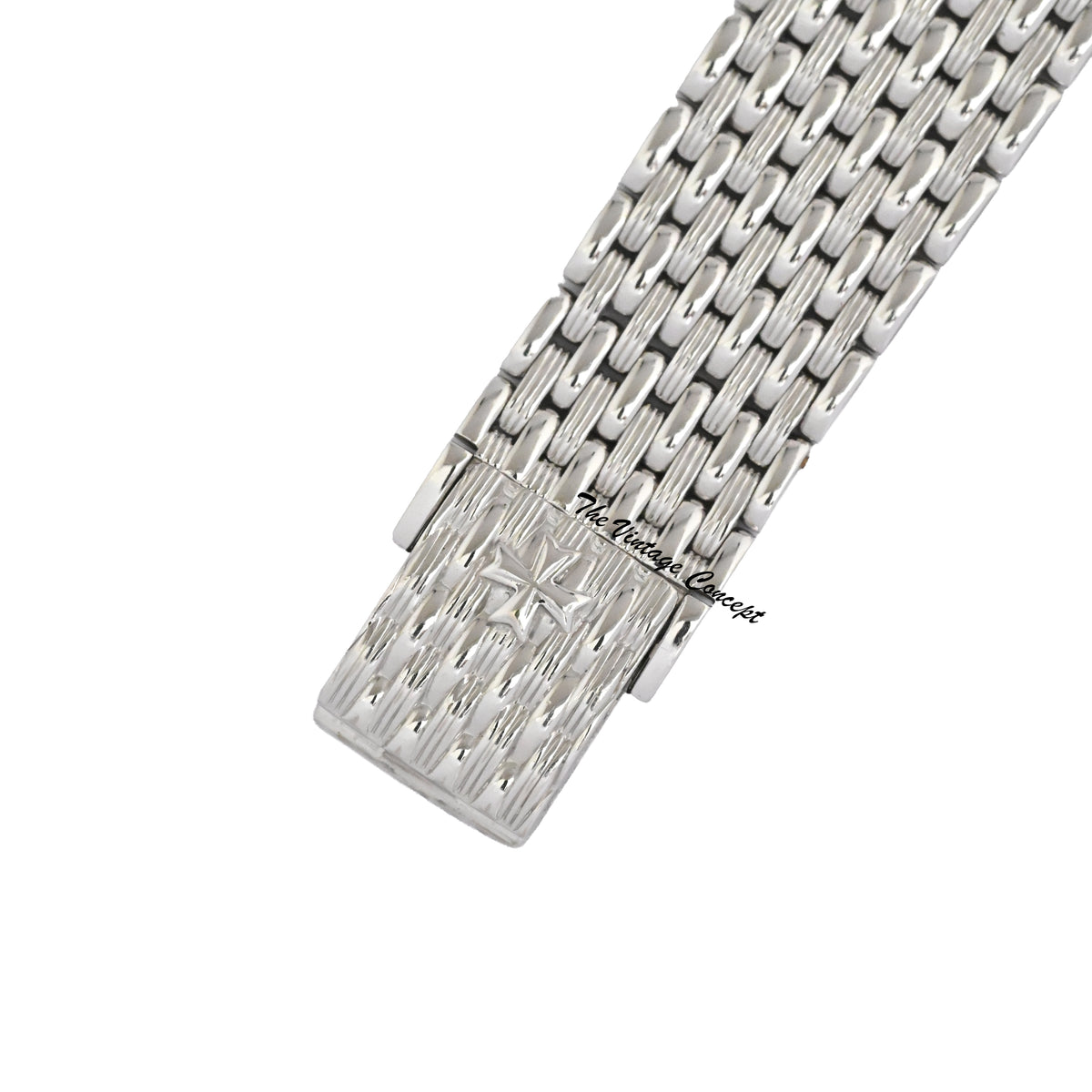 Vacheron  Constantin 18K White Gold Manual Bracelet Watch Diamond indexes