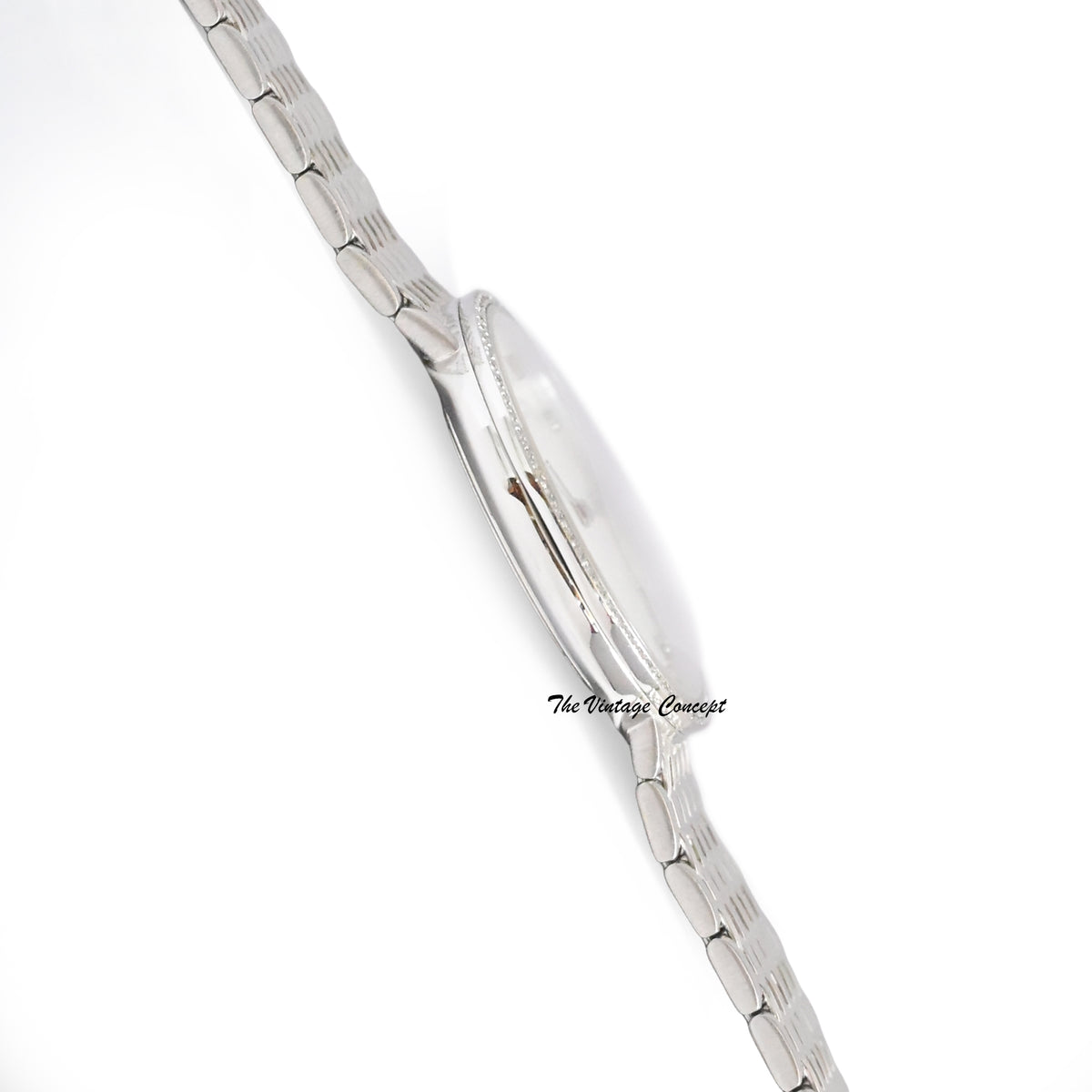 Vacheron  Constantin 18K White Gold Manual Bracelet Watch Diamond indexes
