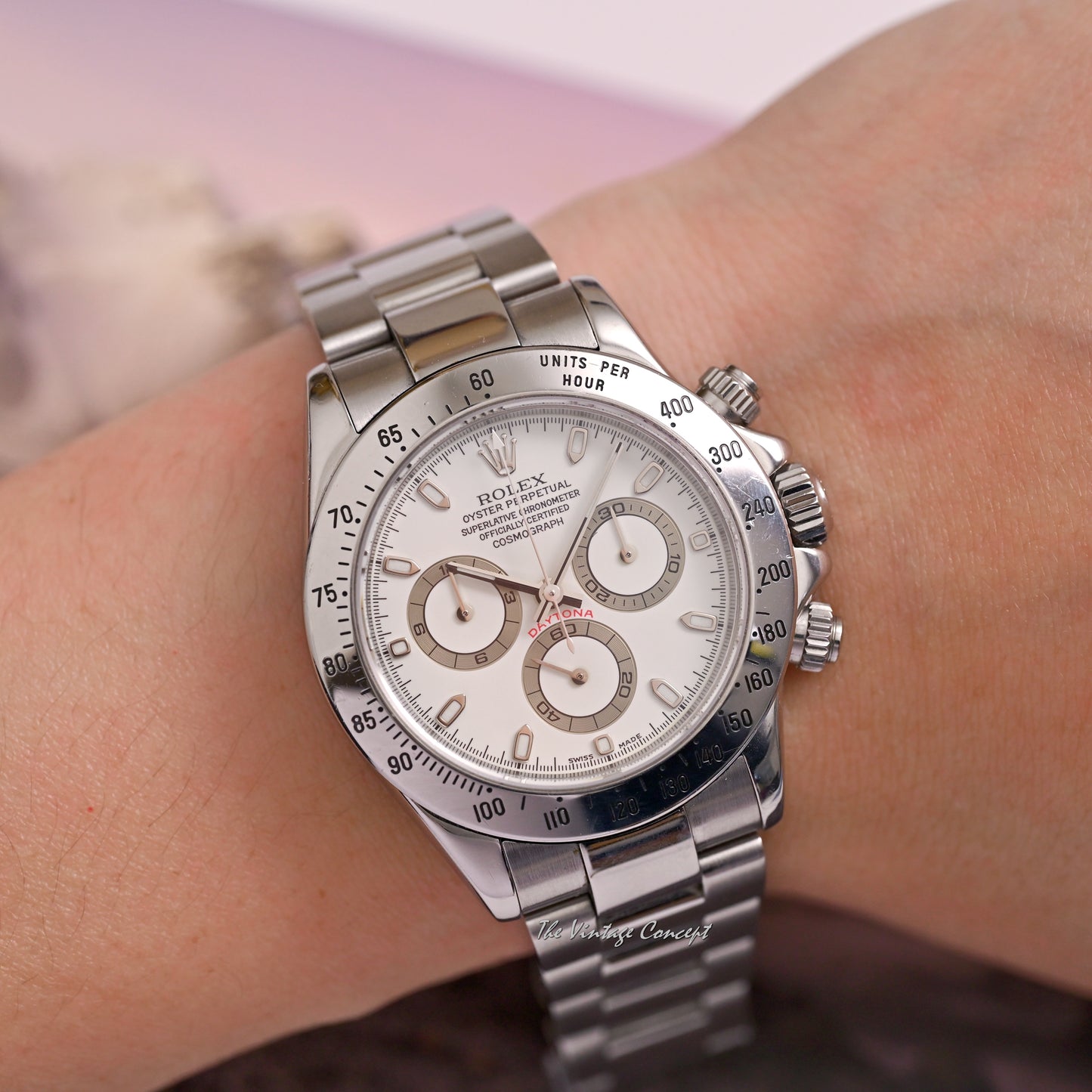 Rolex Steel Cosmograph Daytona White Dial Ref. 116520