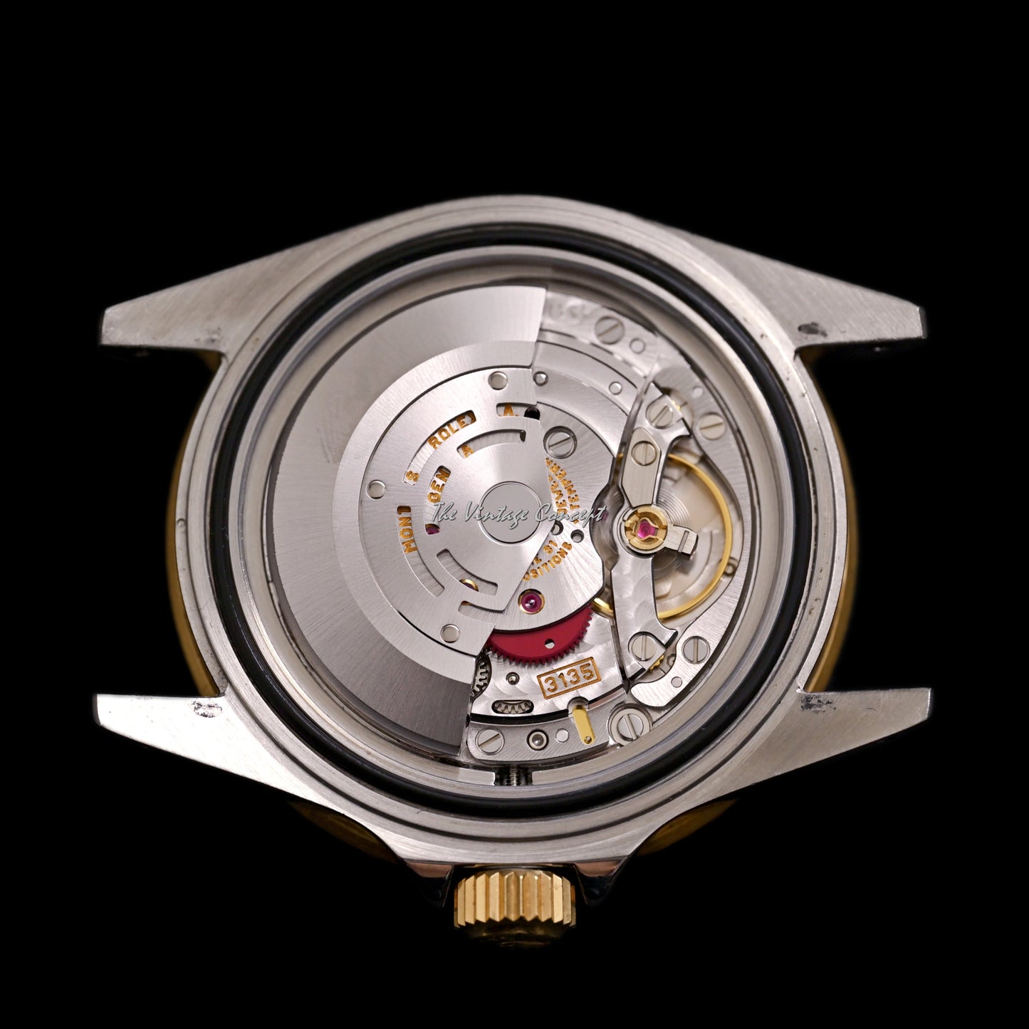 Rolex Two-Tone Submariner Gold Dial with Sapphire & Diamond Indexes Ref. 16613