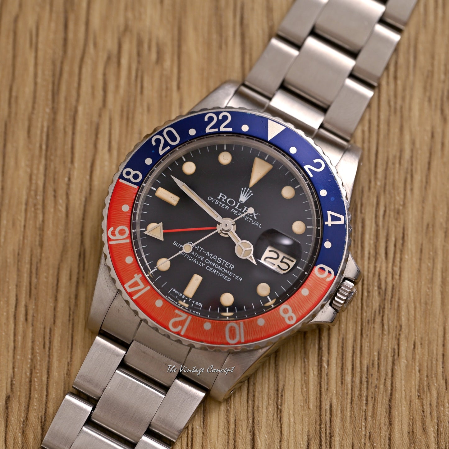 Rolex Steel GMT-Master “Pepsi” Matte Dial Mark IV Ref. 1675