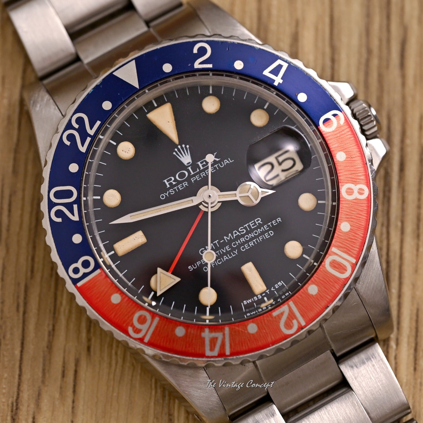 Rolex Steel GMT-Master “Pepsi” Matte Dial Mark IV Ref. 1675