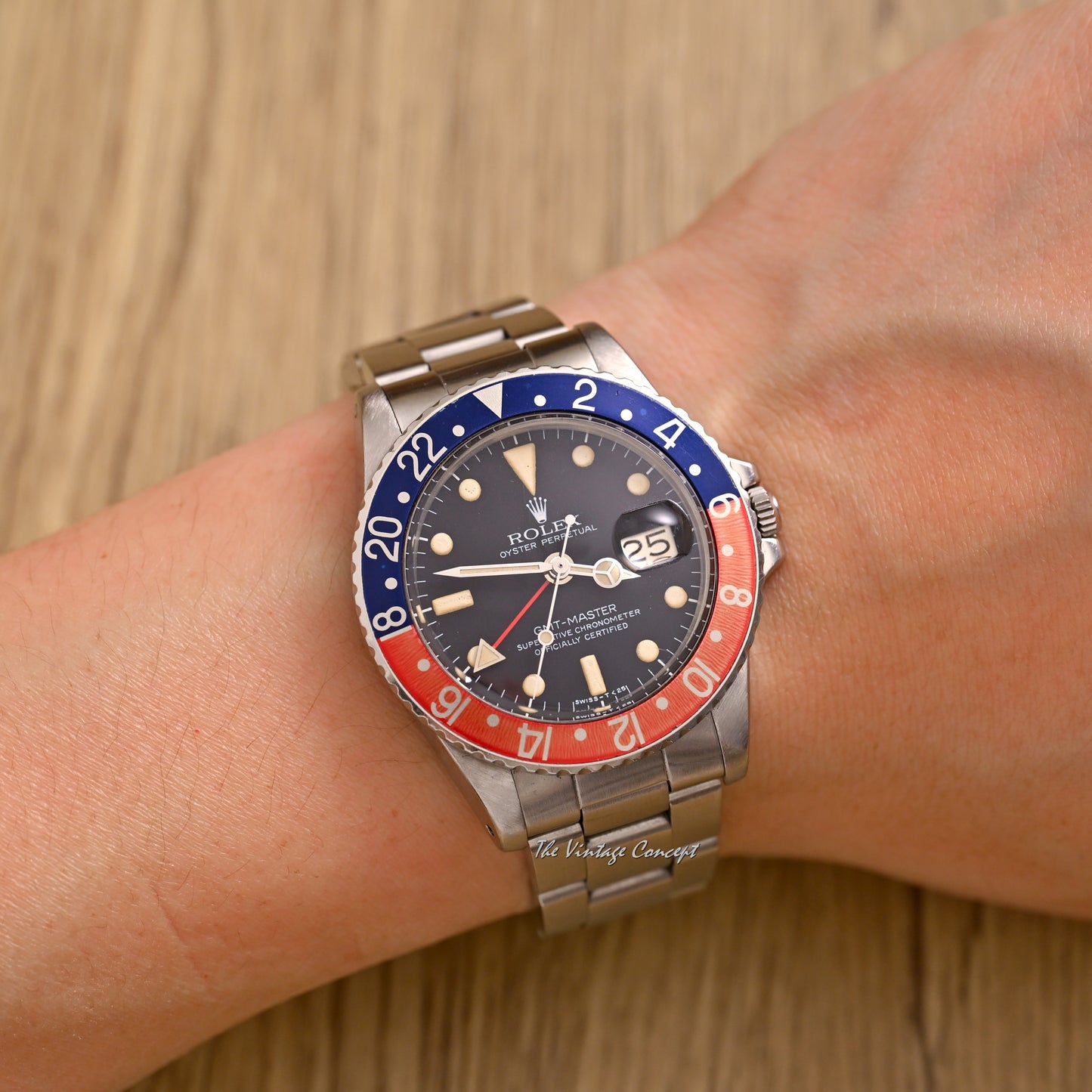 Rolex Steel GMT-Master “Pepsi” Matte Dial Mark IV Ref. 1675