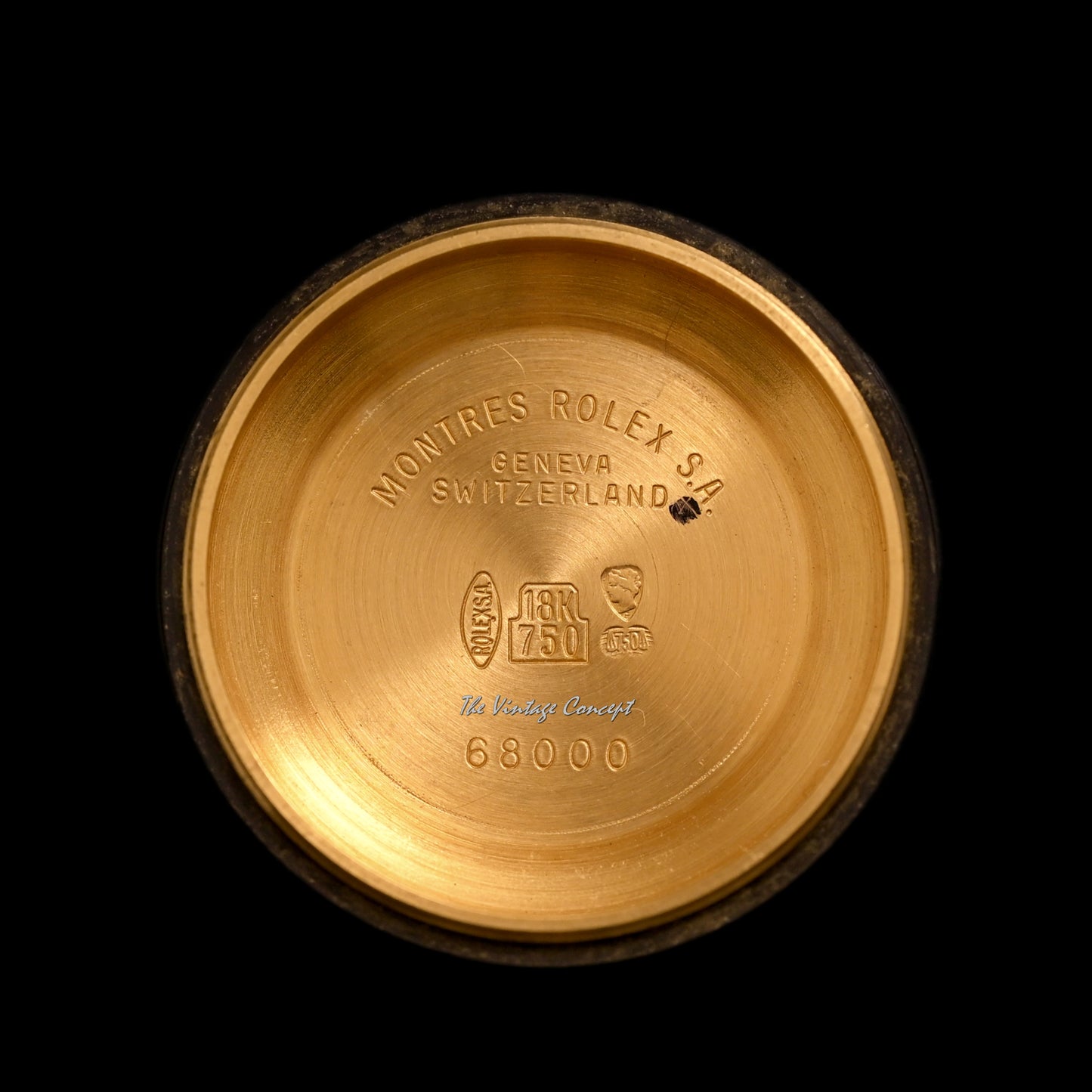 Rolex 18K Yellow Gold 31mm Datejust Gold Dial with Diamond Indexes Ref. 68278