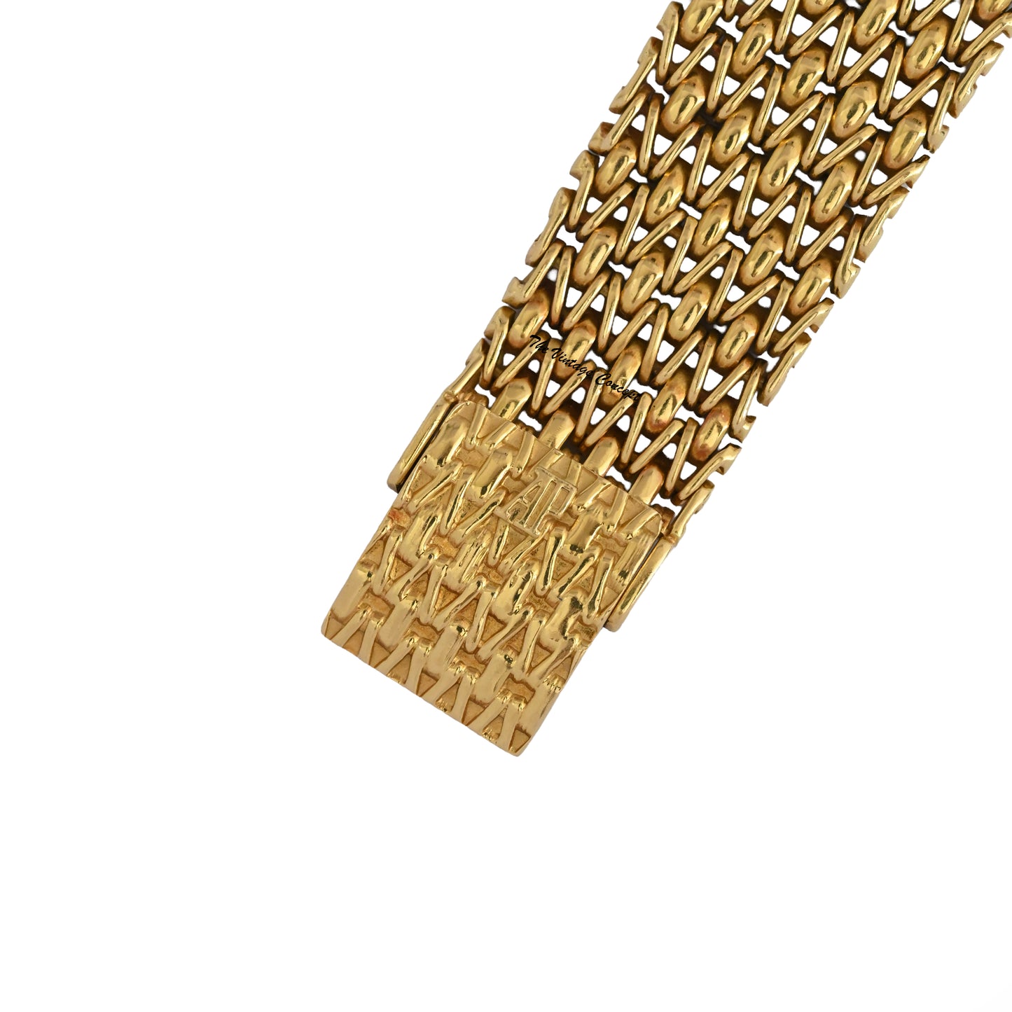 Audemars Piguet 18K 31mm Yellow Gold Quartz with Diamond Ruby Index Bezel