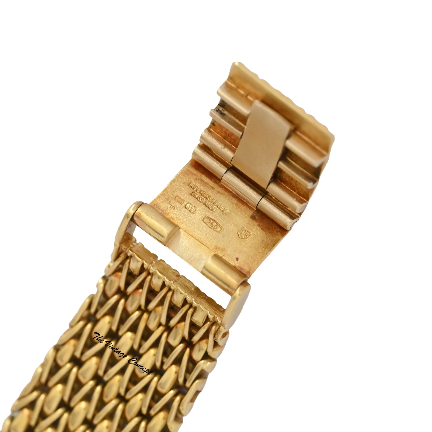 Audemars Piguet 18K 31mm Yellow Gold Quartz with Diamond Ruby Index Bezel