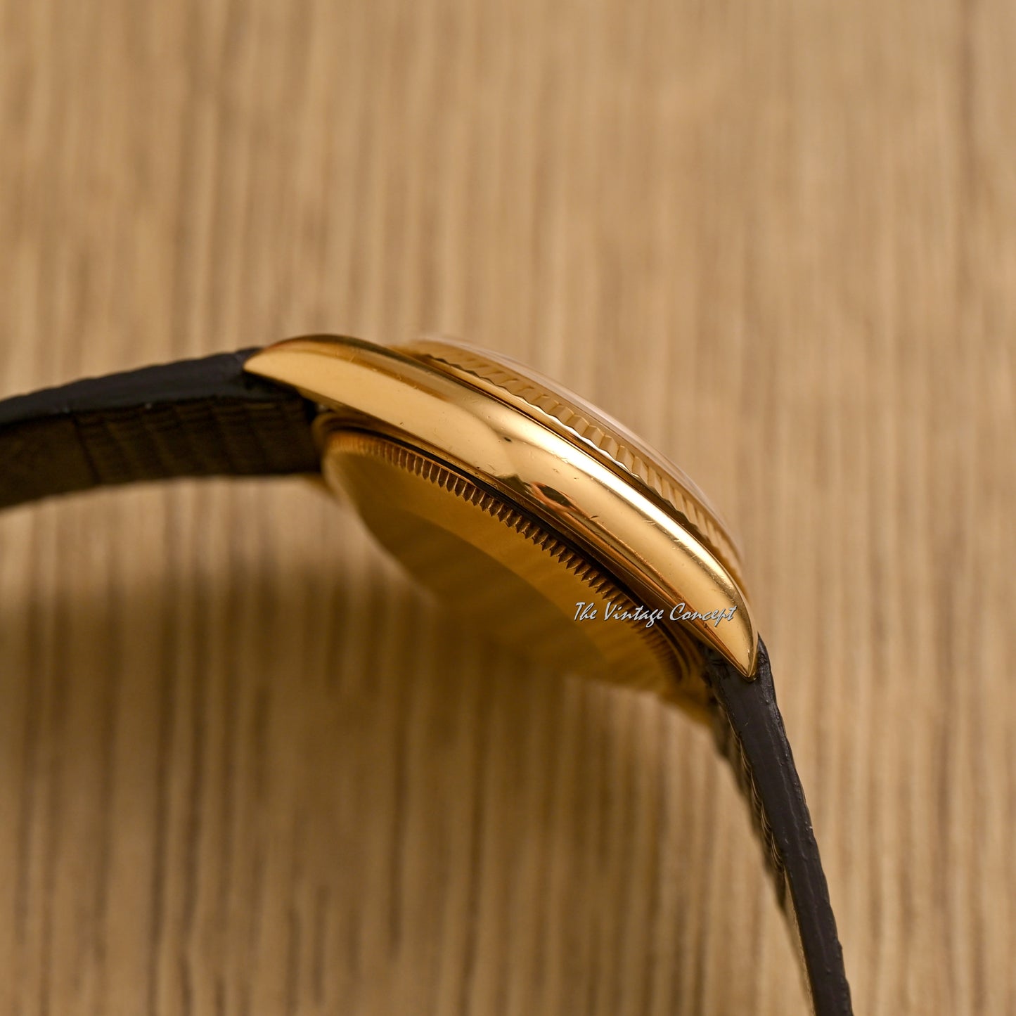 Rolex 18K Yellow Gold 31mm Datejust Gold Dial with Diamond Indexes Ref. 68278