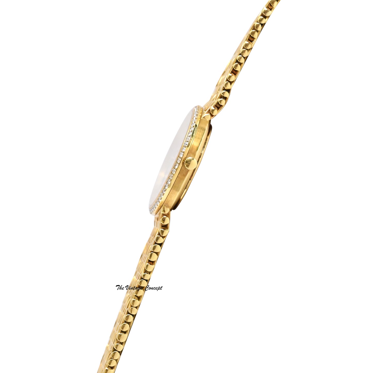 Audemars Piguet 18K 31mm Yellow Gold Quartz with Diamond Ruby Index Bezel