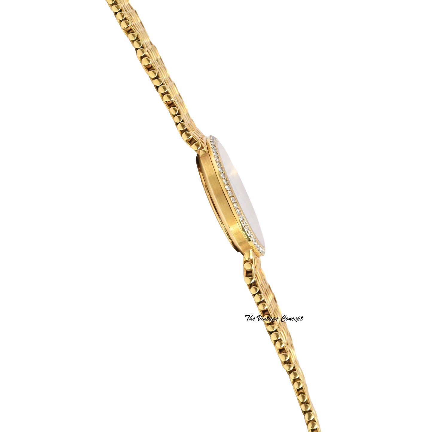 Audemars Piguet 18K 31mm Yellow Gold Quartz with Diamond Ruby Index Bezel