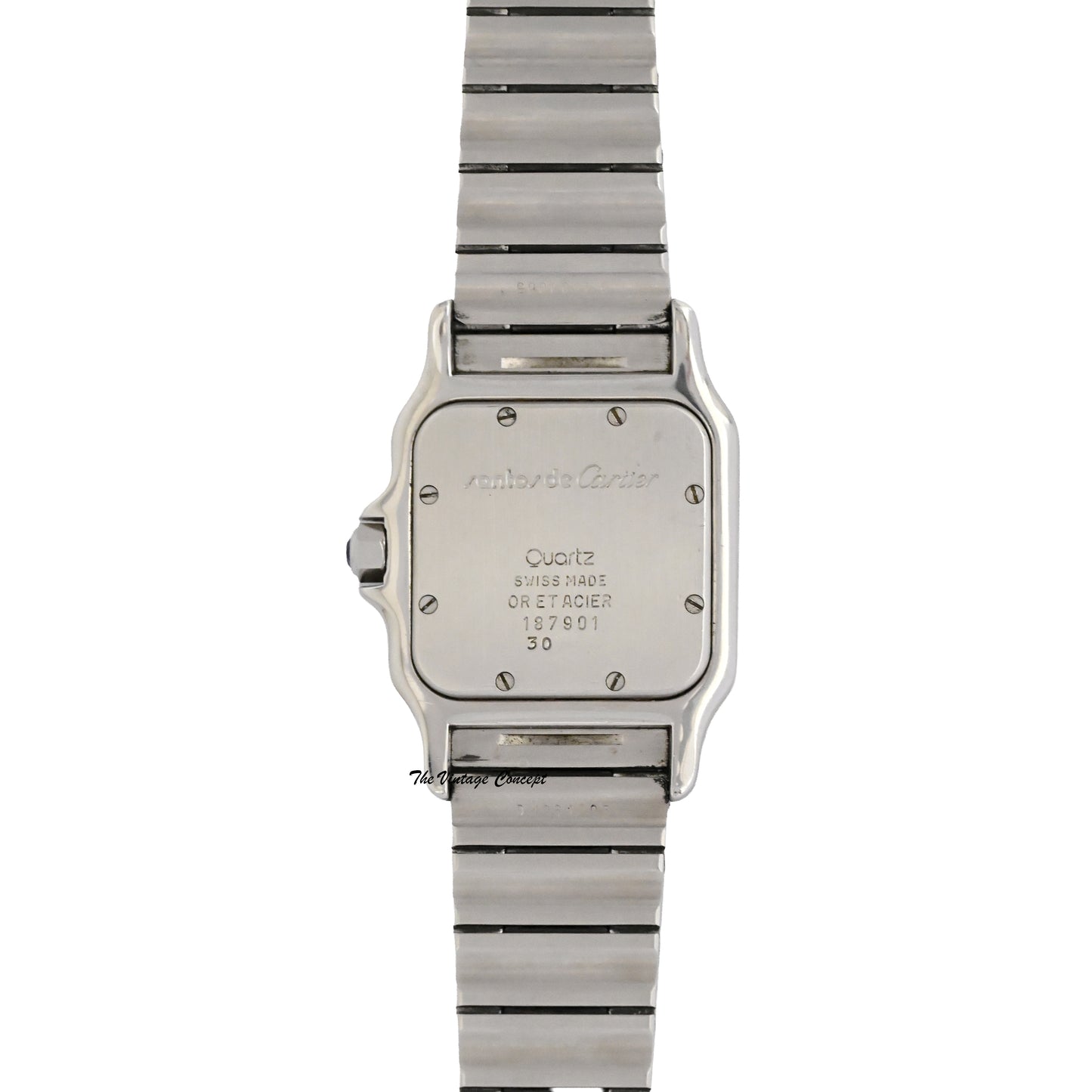 Cartier Two-Tones Santos Galbee with Quartz Ref. 187901
