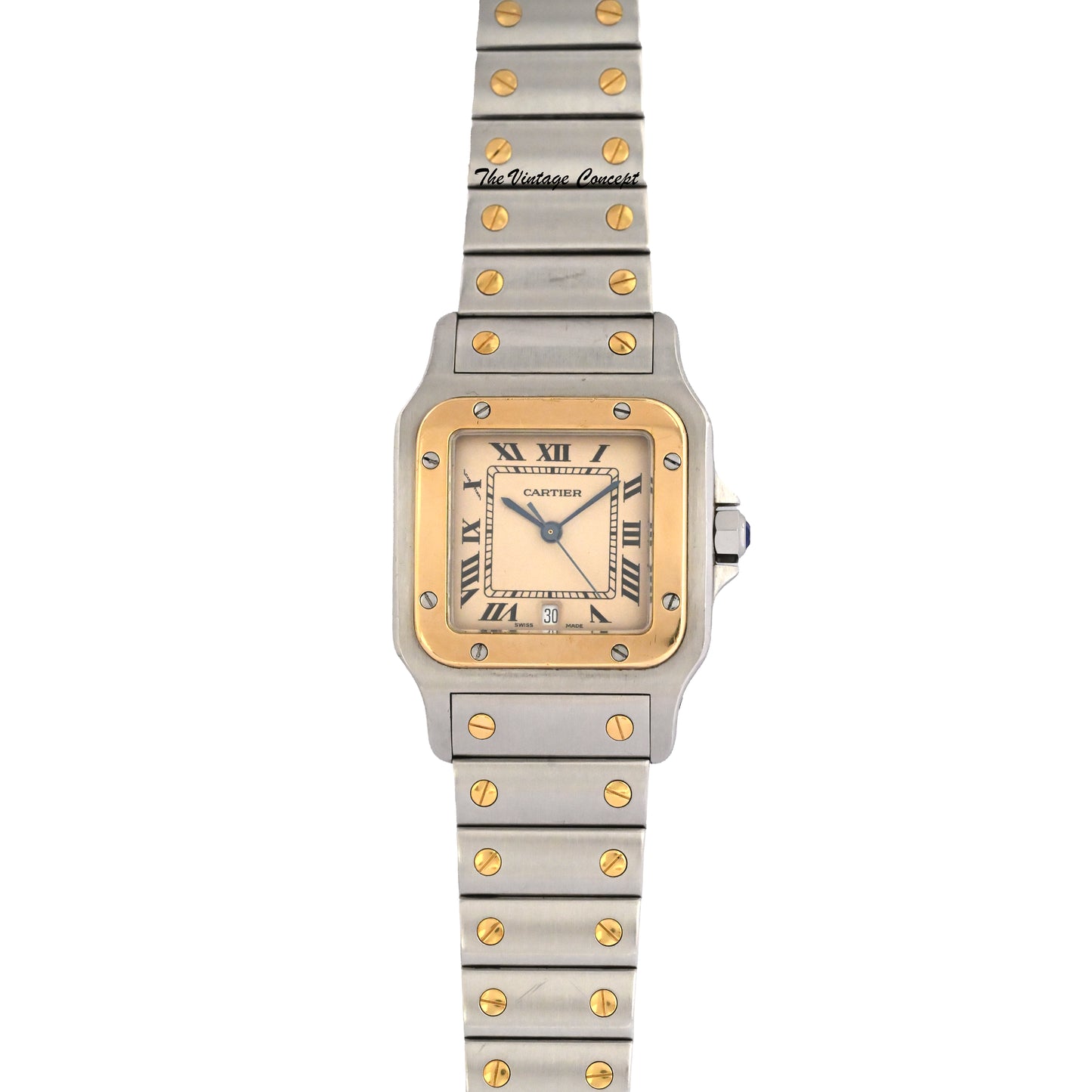 Cartier Two-Tones Santos Galbee with Quartz Ref. 187901