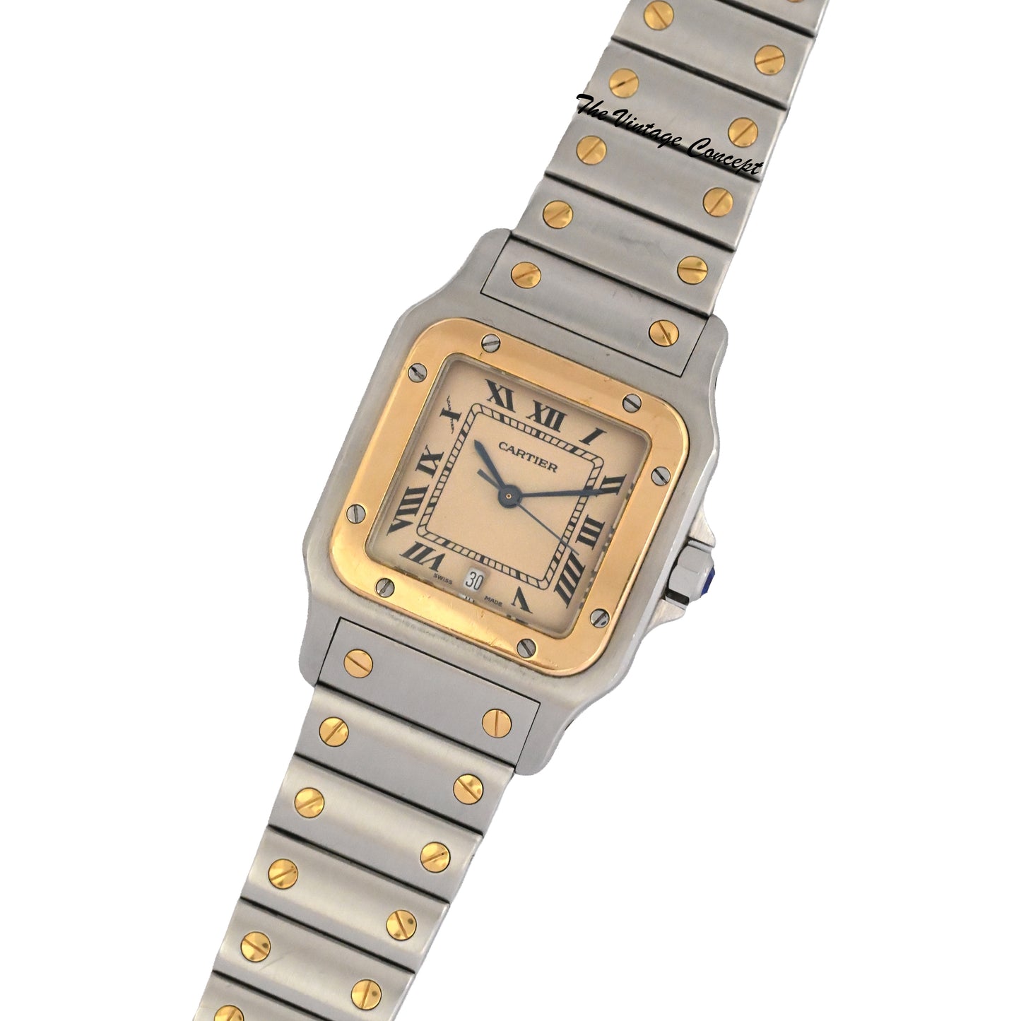 Cartier Two-Tones Santos Galbee with Quartz Ref. 187901