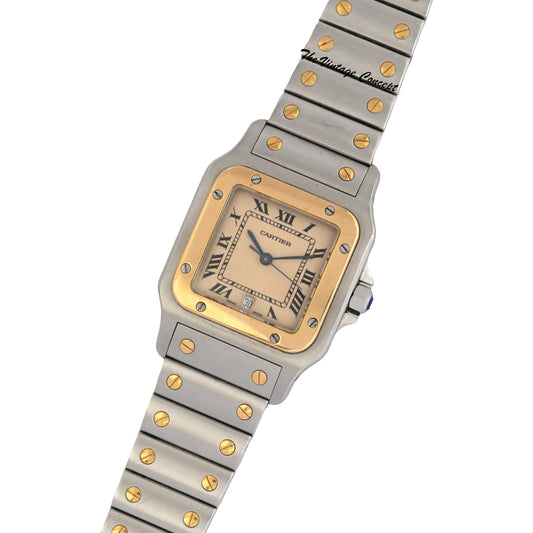 Cartier Two-Tones Santos Galbee with Quartz Ref. 187901
