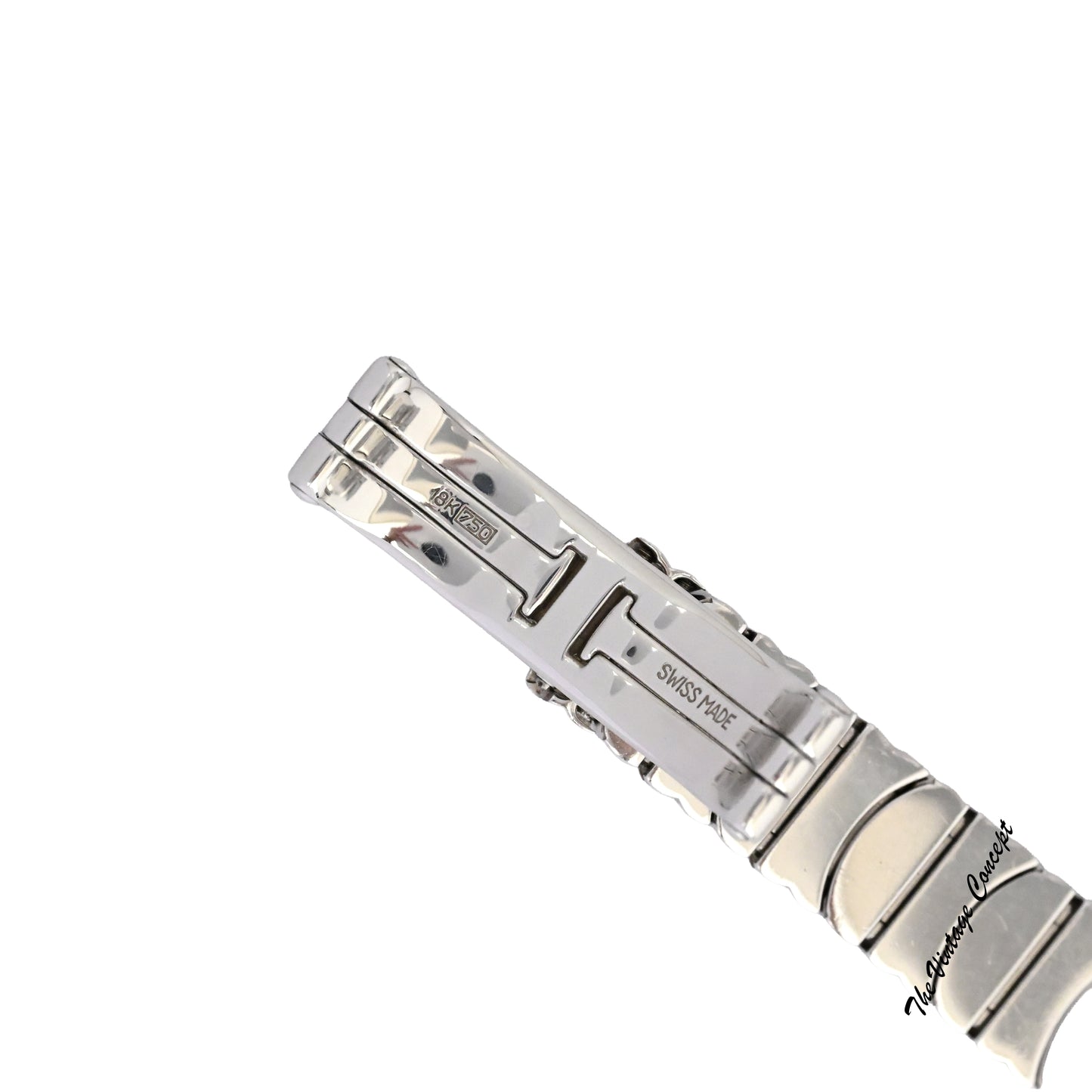 Cartier 18K White Gold Baignoire Mini Quartz w/ Box & Pin