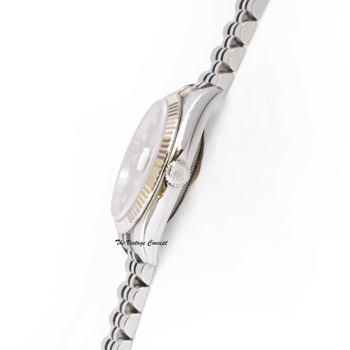 Rolex Steel Datejust MOP Dial with Diamond Indexes w/ card Ref. 116234