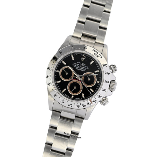 Rolex Daytona 16520 “Patrizzi” Stainless Steel Black Dial Chronograph