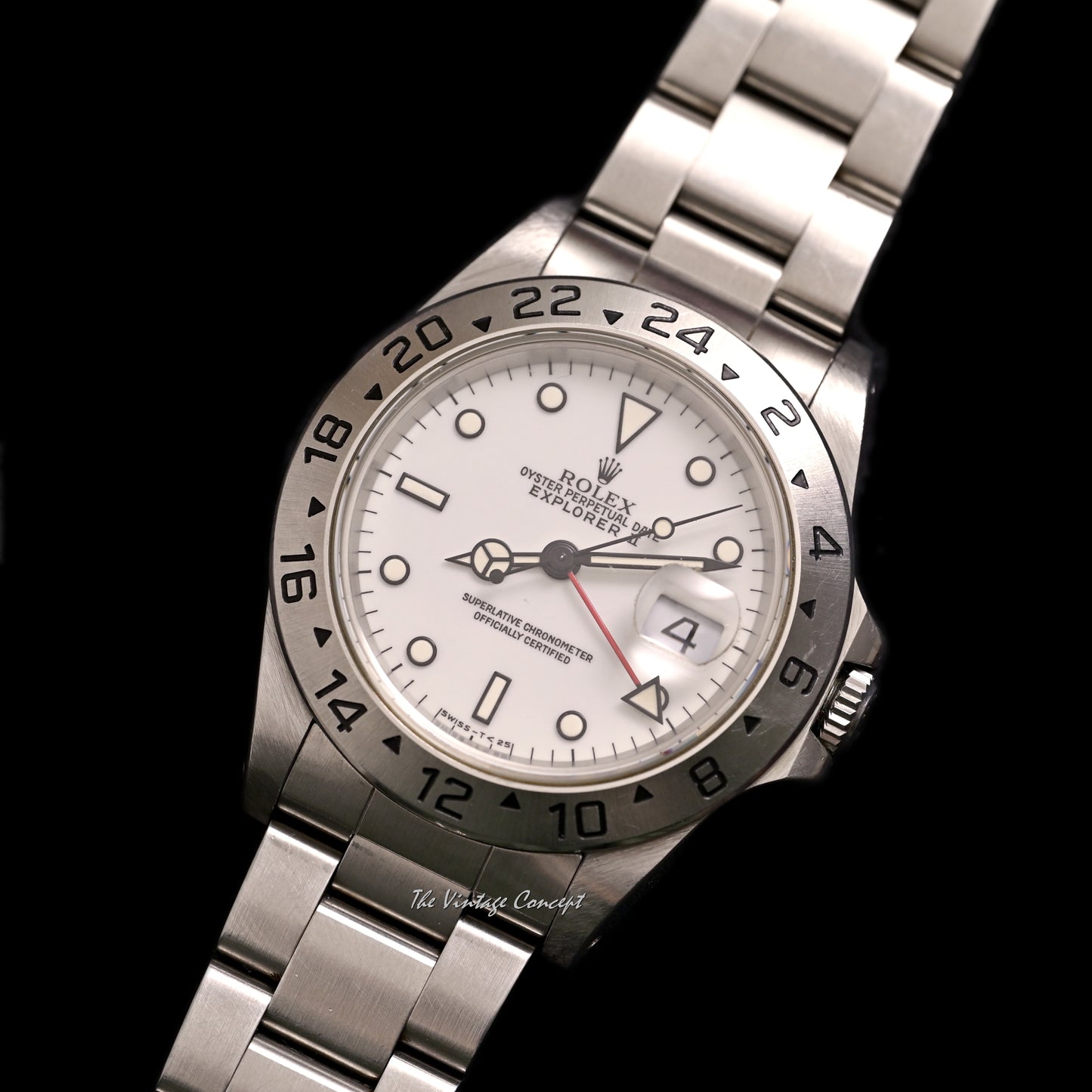 Rolex Steel Explorer II White Dial Ref. 16570