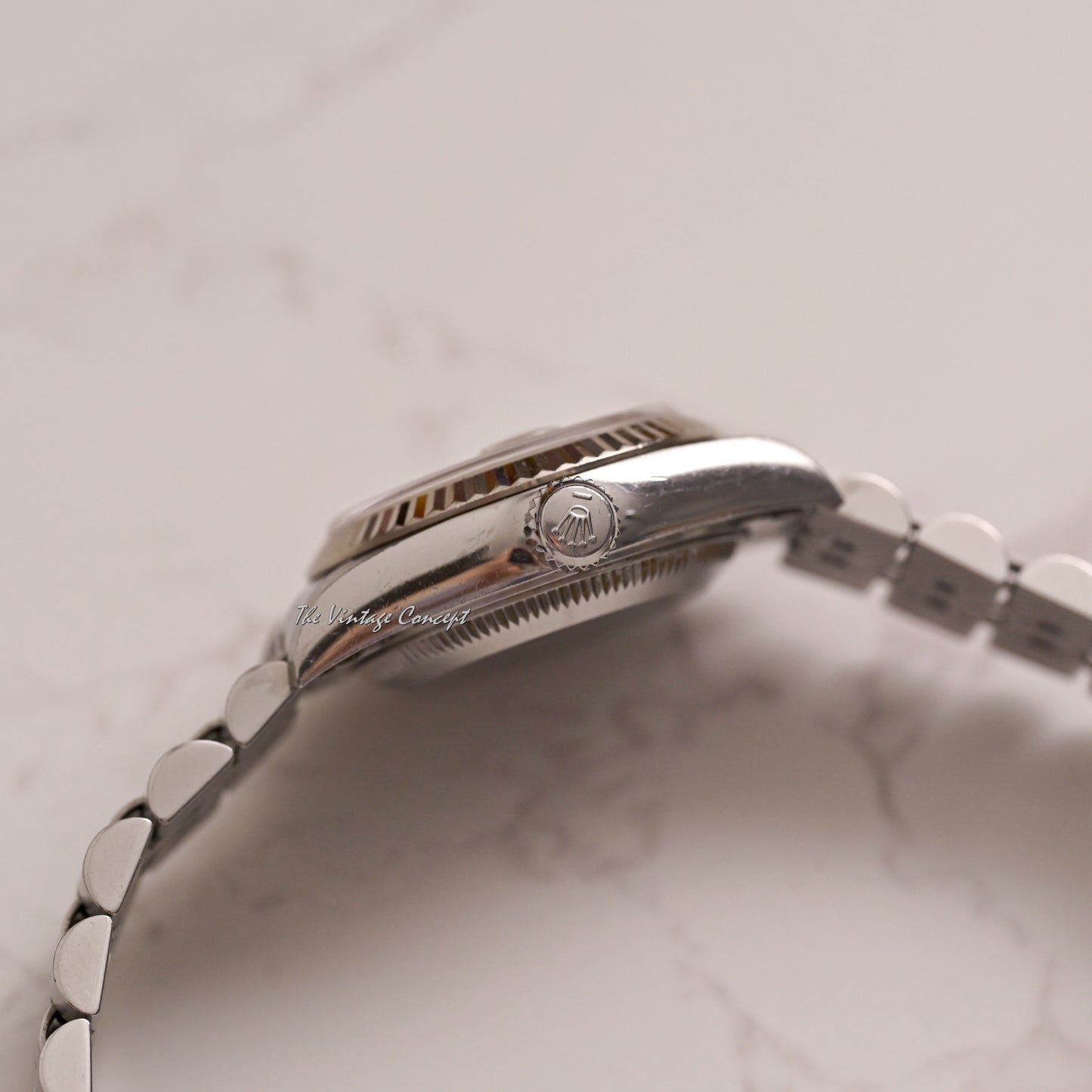 Rolex Steel Lady Datejust Salmon Dial with Roman Indexes w/ paper Ref. 79174