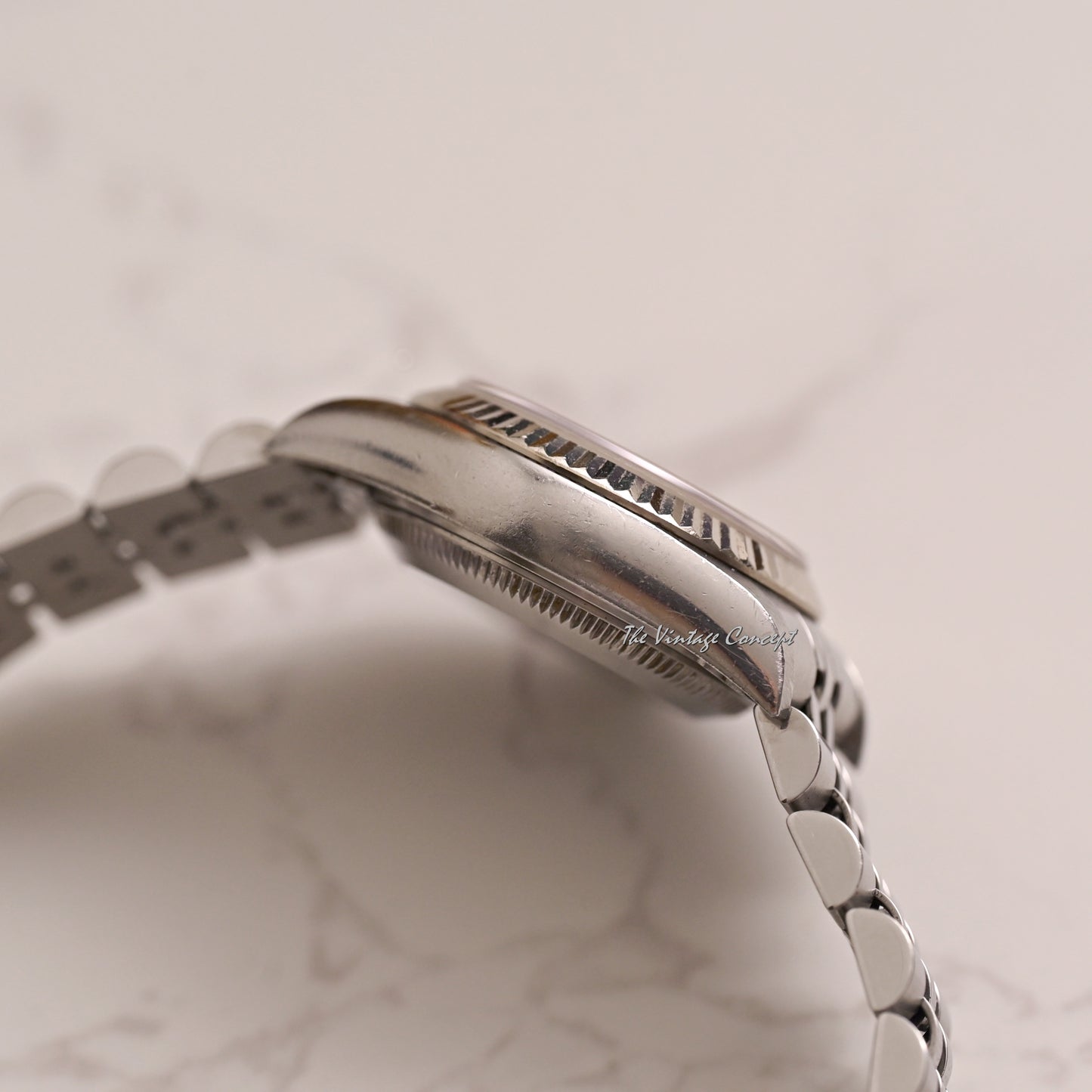 Rolex Steel Lady Datejust Salmon Dial with Roman Indexes w/ paper Ref. 79174