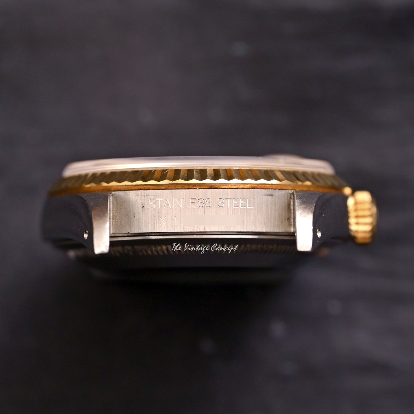 Rolex Two-Tones Datejust Silver Dial with Diamond Indexes w/ paper Ref. 16233G