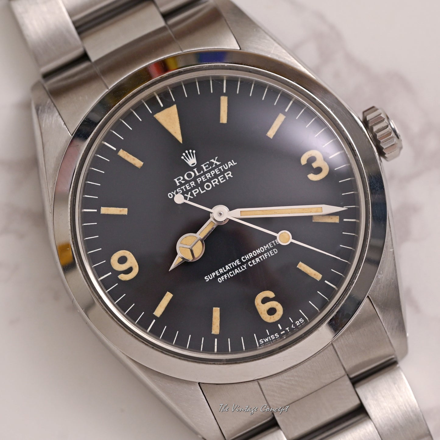 Rolex Steel Explorer I Matte Dial Ref. 1016