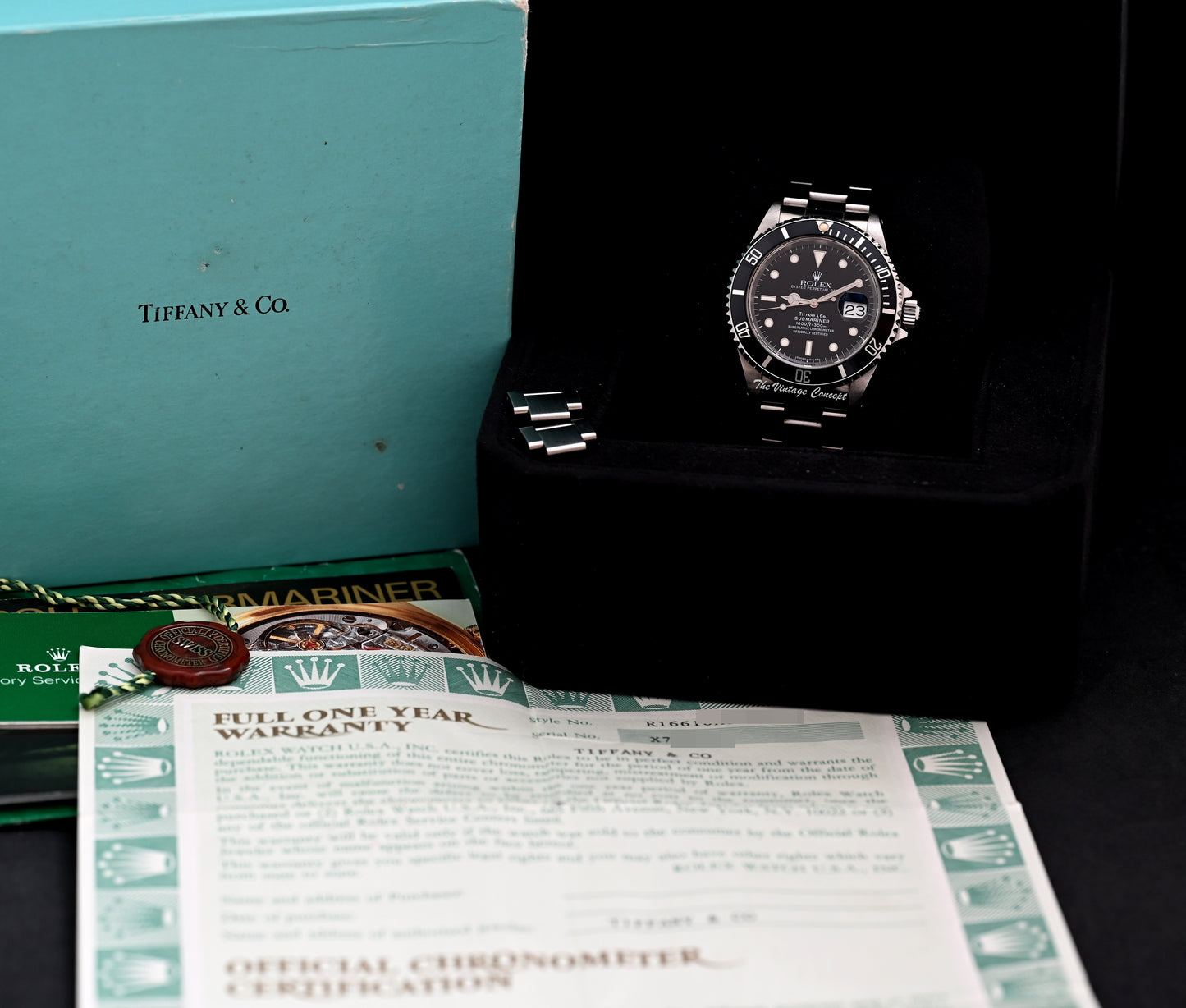 Rolex Submariner “Tiffany & Co.” 16610 (Box Set)