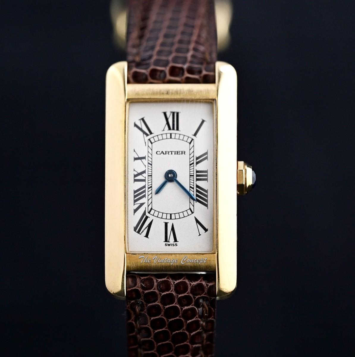 Cartier Tank Americaine 18K YG Quartz Ref. 1710