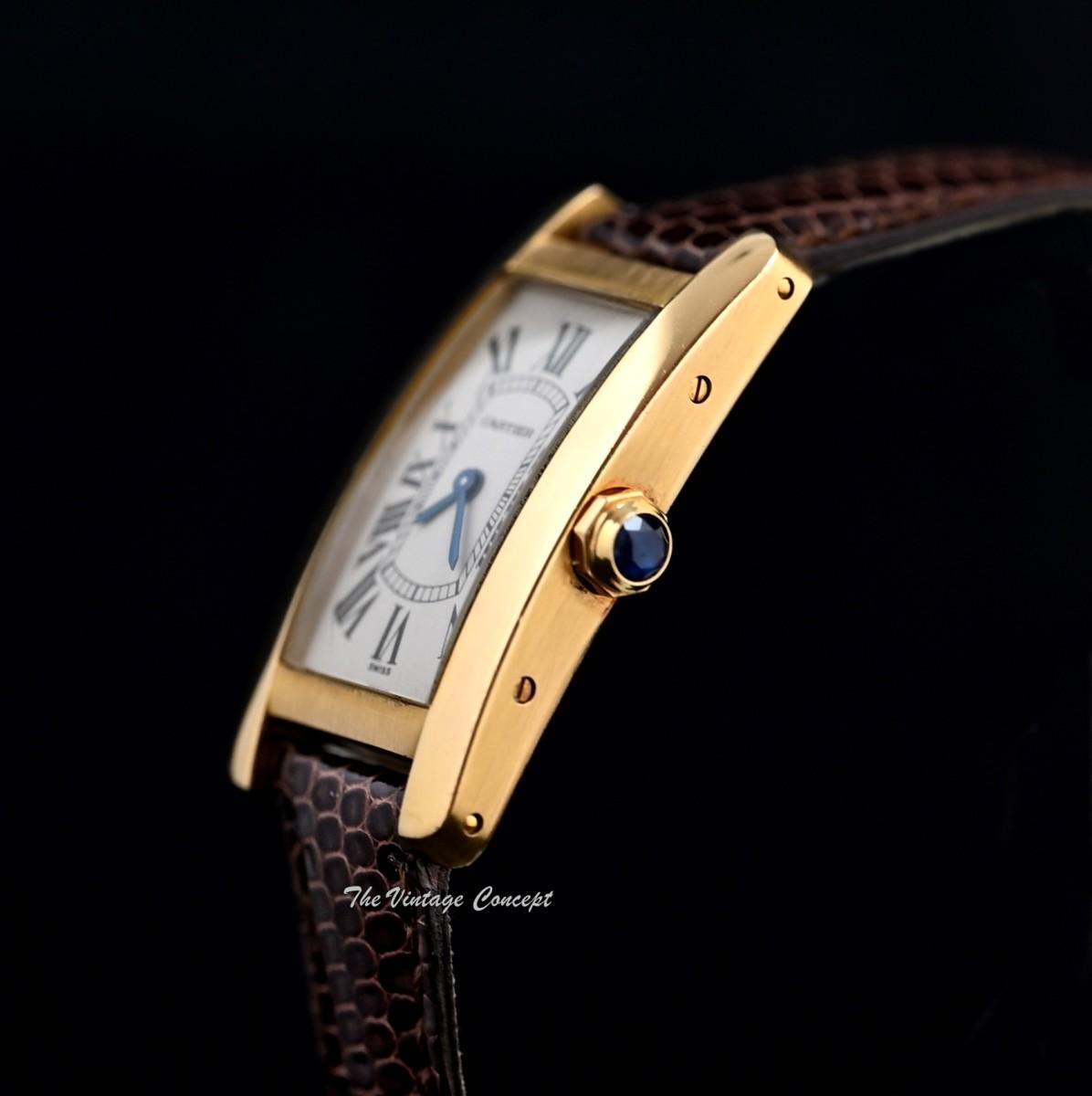 Cartier Tank Americaine 18K YG Quartz Ref. 1710