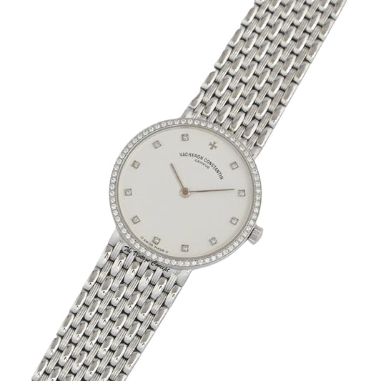 Vacheron Constantin Patrimony 18K White Gold Diamond Set