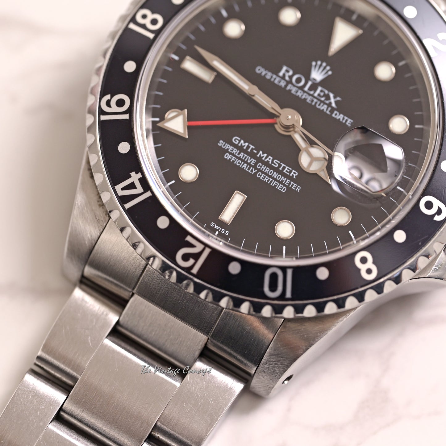Rolex Steel GMT-Master Black Bezel w/ paper Ref. 16700