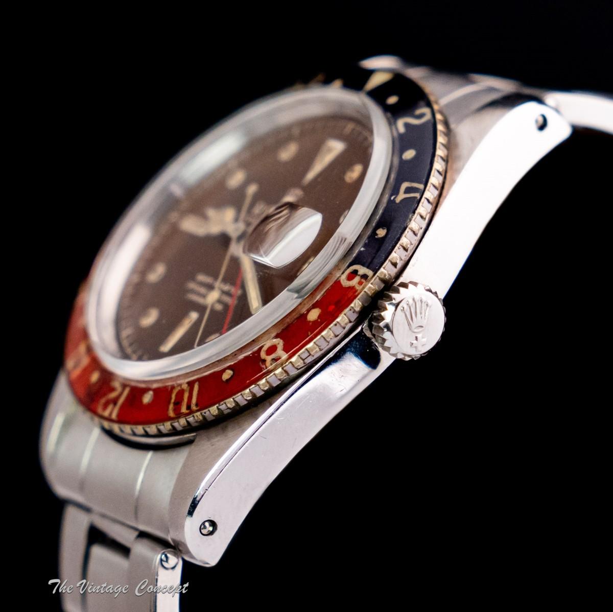 Rolex Steel GMT-Master Tropical Gilt Dial 6542 (SOLD)