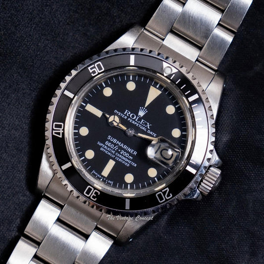 Rolex Steel Submariner Matte Dial 1680