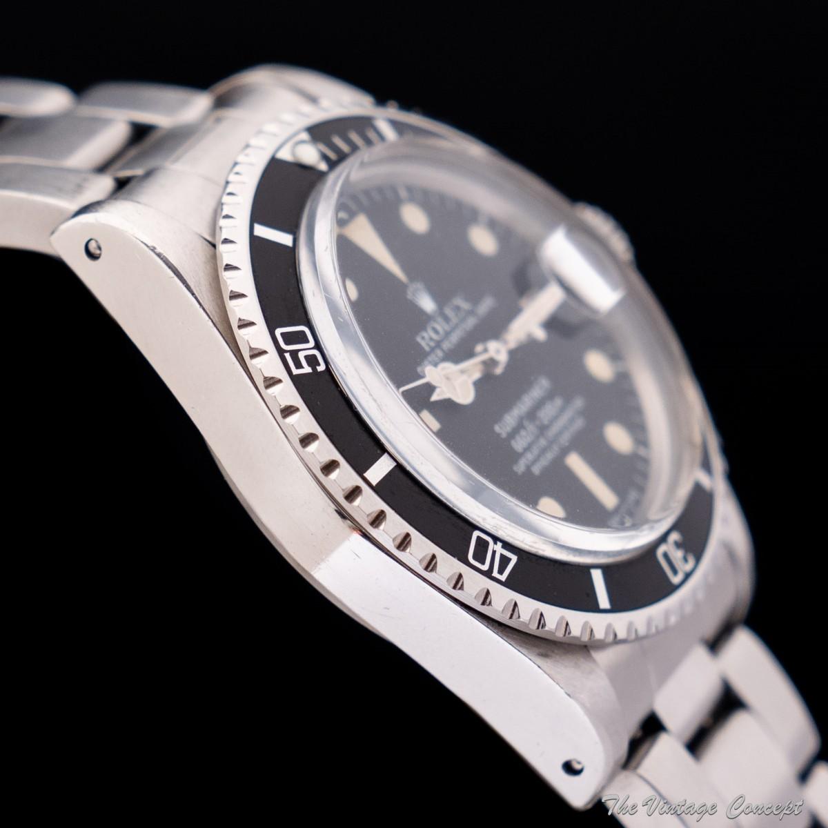 Rolex Steel Submariner Matte Dial 1680