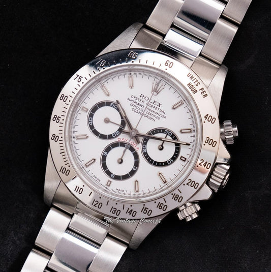 Rolex Steel Cosmograph Daytona White Dial 16520