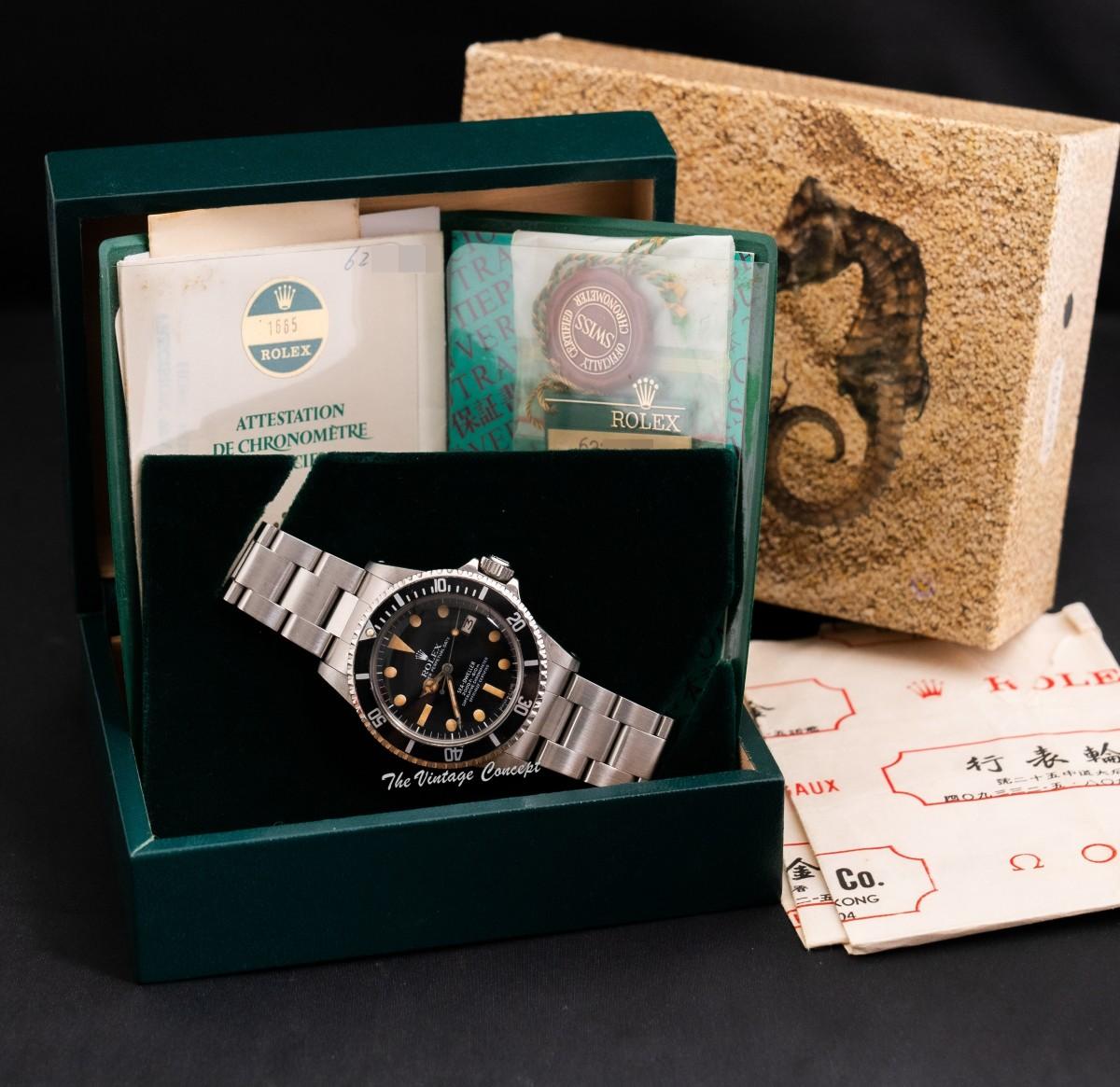 Rolex Steel Sea-Dweller Great White MK I 1665 (Full Set)