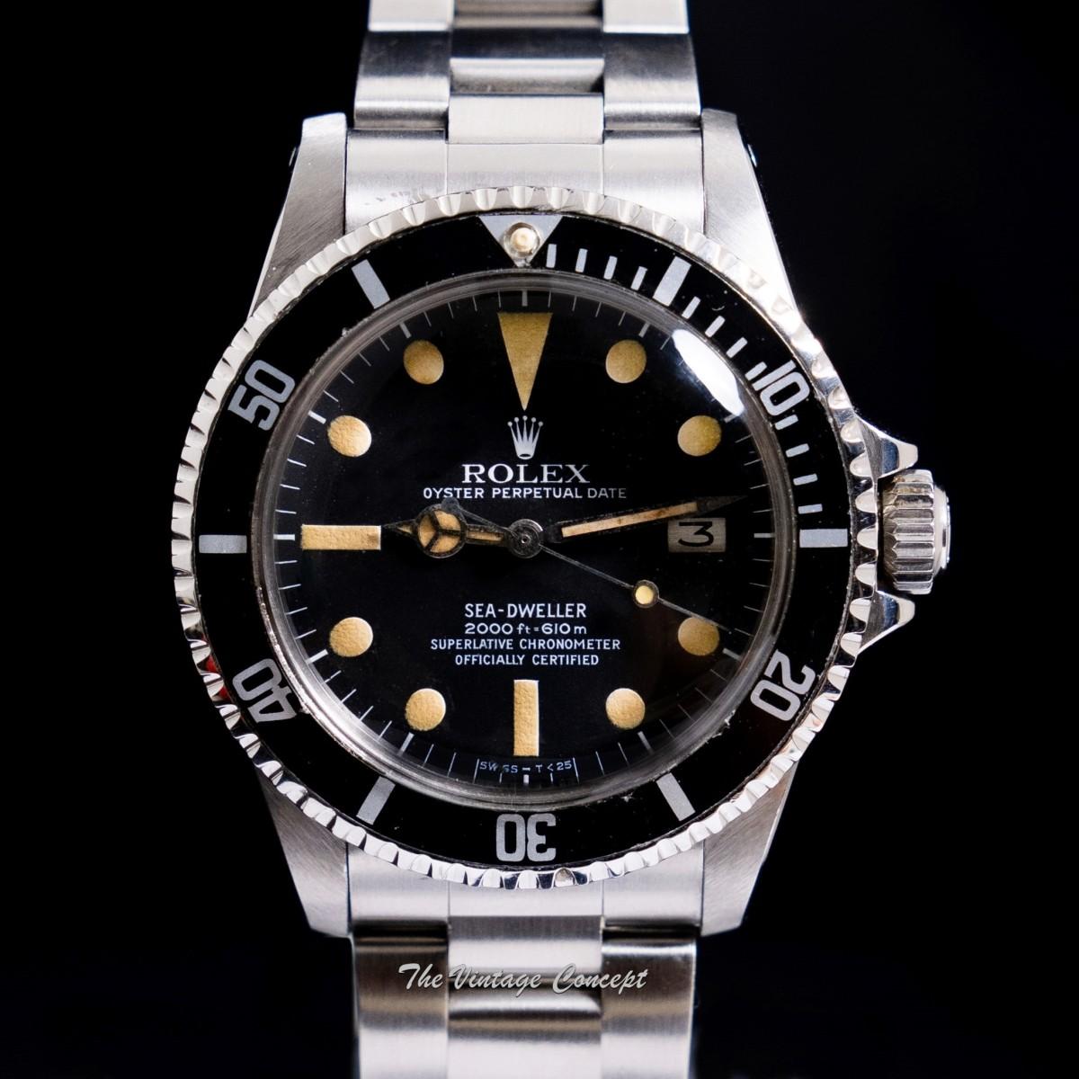 Rolex Steel Sea-Dweller Great White MK I 1665 (Full Set)