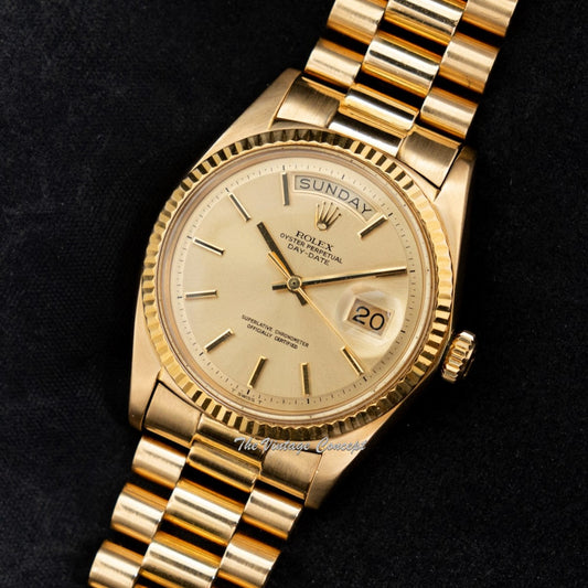 Rolex Day-Date 18K Yellow Gold Champagne Dial 1803 (SOLD)