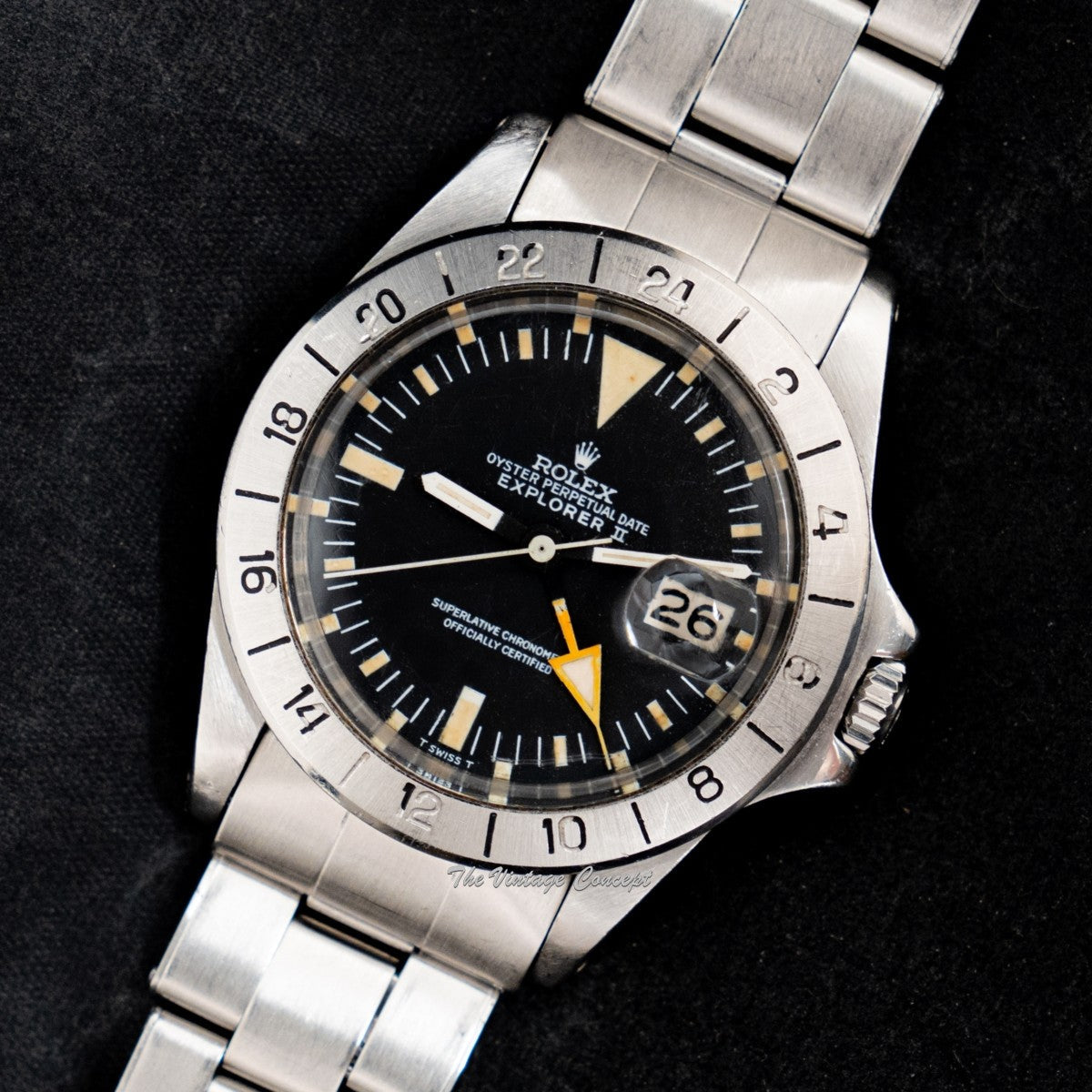 Rolex Steel Explorer II Straight Hand MK I 1655 (SOLD)