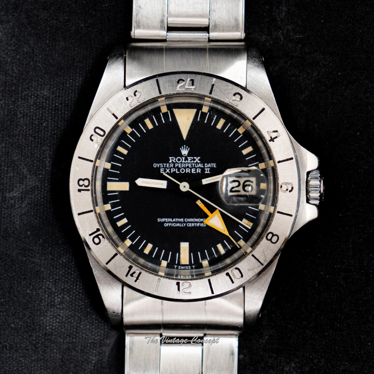 Rolex Steel Explorer II Straight Hand MK I 1655 (SOLD)