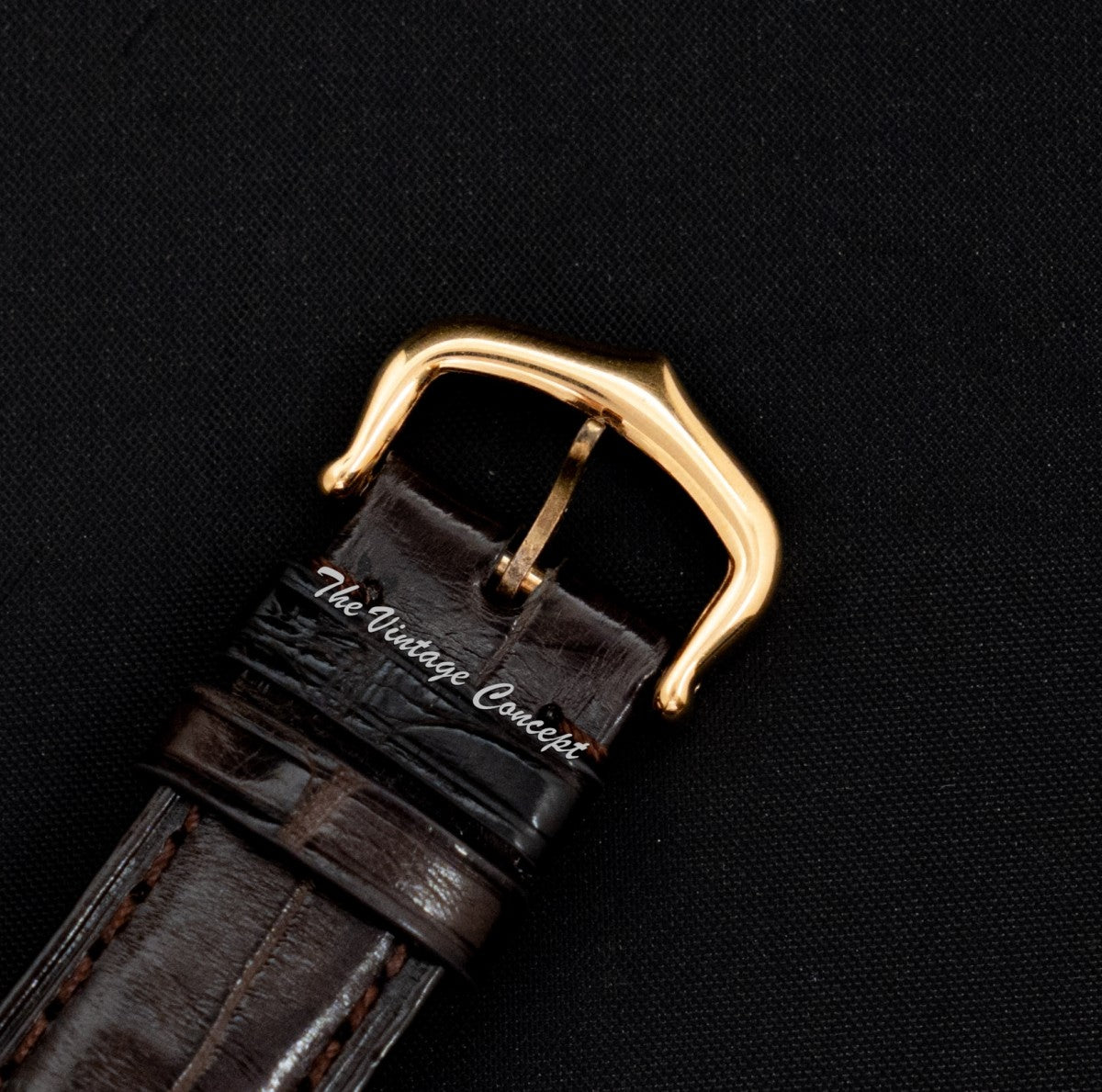 Rare Cartier 18K Yellow Gold Gondole Jumbo Vertical Paris Dial 9705 (SOLD)