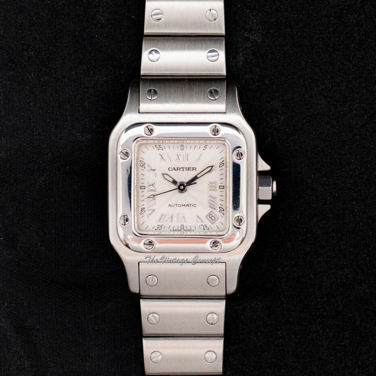 Cartier Steel Santos Galbée Automatic Silver Dial 2423 (SOLD)