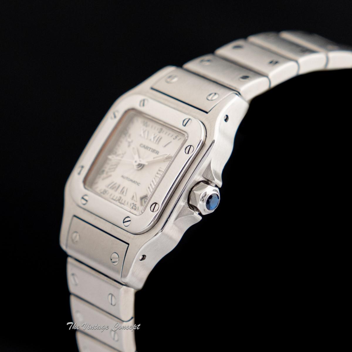 Cartier Steel Santos Galbée Automatic Silver Dial 2423 (SOLD)