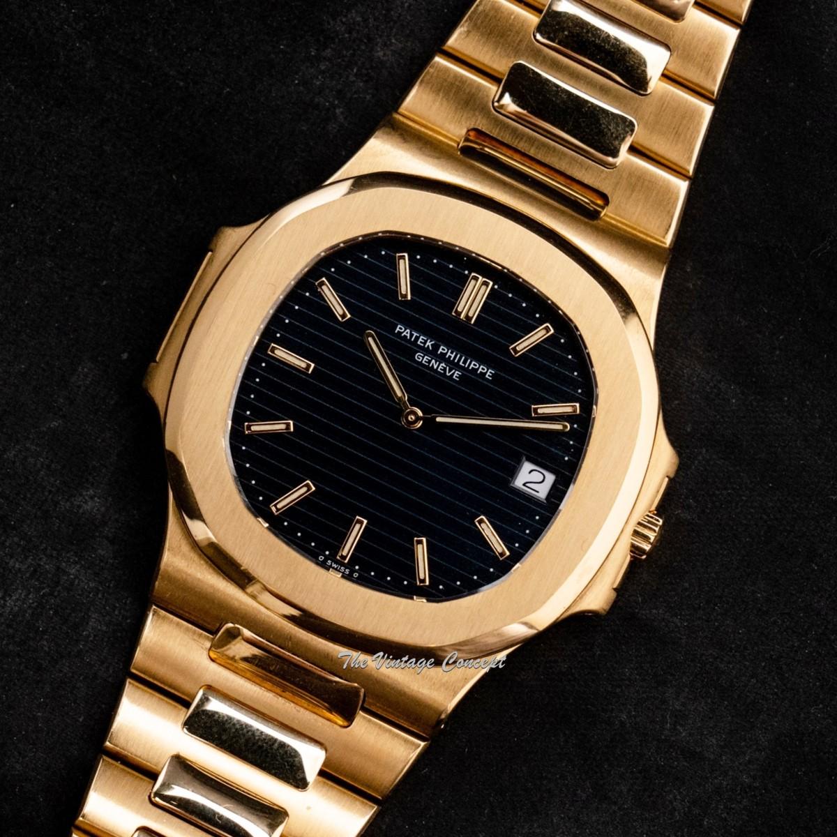 Patek Philippe Nautilus 18K Yellow Gold 3700J w/ Archives & Box  (SOLD)